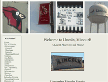 Tablet Screenshot of lincolnmissouri.com